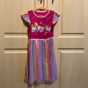 Peppa Pig 4T Rainbow Nightgown